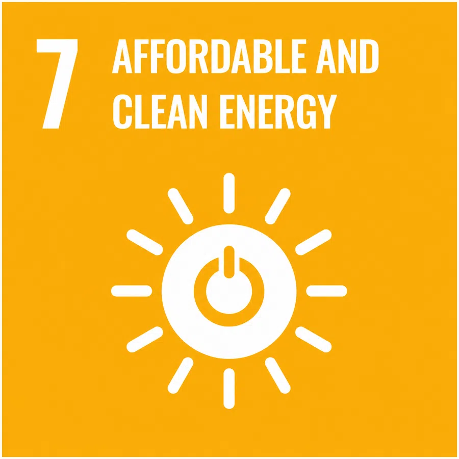 SDG 7 Affordable and Clean Energy card